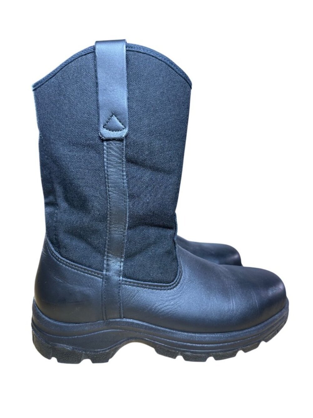 Thorogood 804-6111 Soft Streets Series10" Wellington Safety Toe Boot Black 9.5W